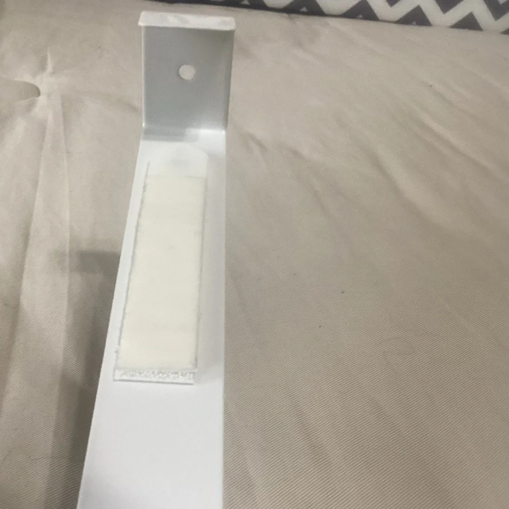 White Over-the-Door Hook Rack